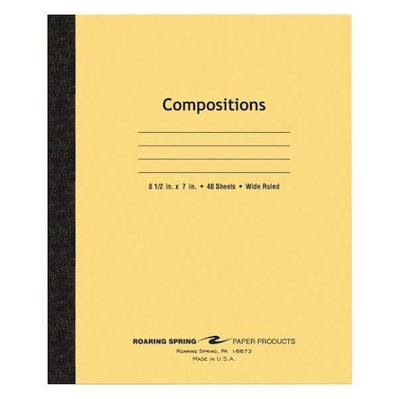 Case of Composition Notebooks, Wide Ruled, 48 Sheets per Book, 8.5
