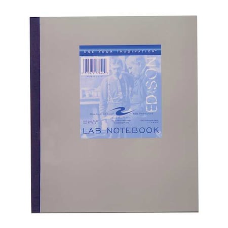 Lab Notebook, 9-1/4 in. x 11 in., Gray MPN:77644