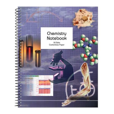 Lab Notebook, 8-1/2 in. x 11 in., Assorted MPN:77650