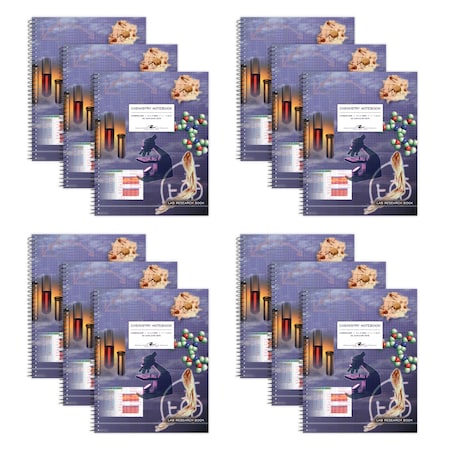 Carbonless Chem Lab Notebook, Wire, PK12 MPN:77650CS