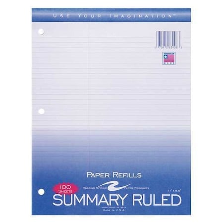 Case of Loose Leaf Law Paper, 100 sht/pk, 8