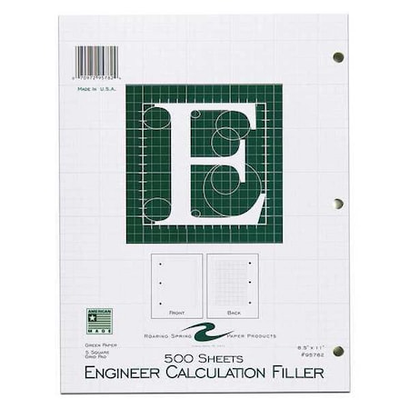 Case of Engineering Loose Leaf Filler Paper, 8.5