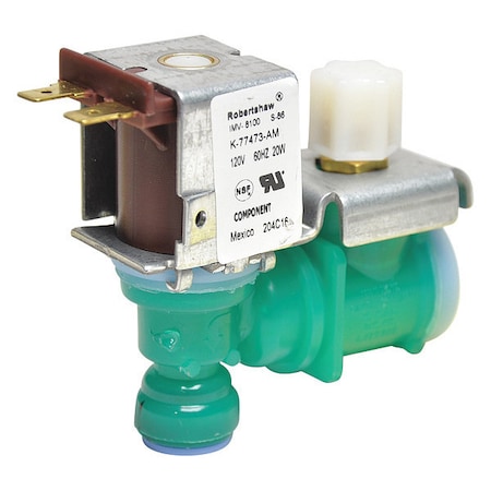 Ice Machine Water Valve, Blue, 3 in H MPN:IMV-8100