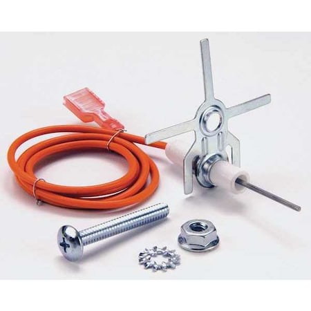 Flame Sensor, LP/NG, 24V, 2 1/4 in L., Universal Ignitor/Sensor Assembly, Mounting Hardware MPN:1751-729