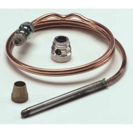 Thermocouple, LP/NG, 20 to 30 mV, 36 in L., Threaded, Tinnerman Clip MPN:1970-036