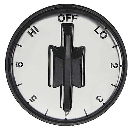 Temperature Dial, Infinite, Black/Chrome MPN:40-158