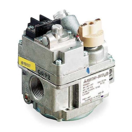 Standing Pilot Gas Valve, Single Phase, 240, 000 BtuH, 3/4 in FNPT, 24V AC, Fast Opening MPN:700-400