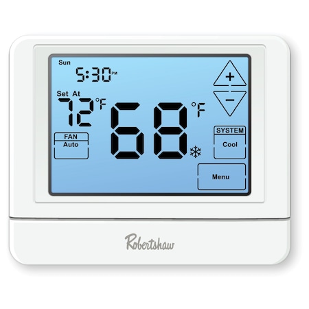 Digital Wall Thermostat, White, 1