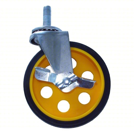 Swivel Caster, Yellow, 5