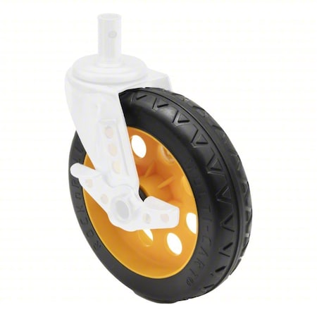 Caster, Yellow, 8