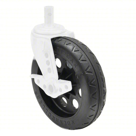 Caster, Black, 8