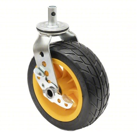 Caster, Yellow, 8