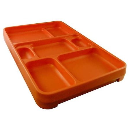 Rock Tray, 14 1/4 in L, Orange, PK10 MPN:2000O