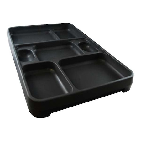 Rock Tray, 14 1/4 in L, Dark Gray, PK10 MPN:2500DG