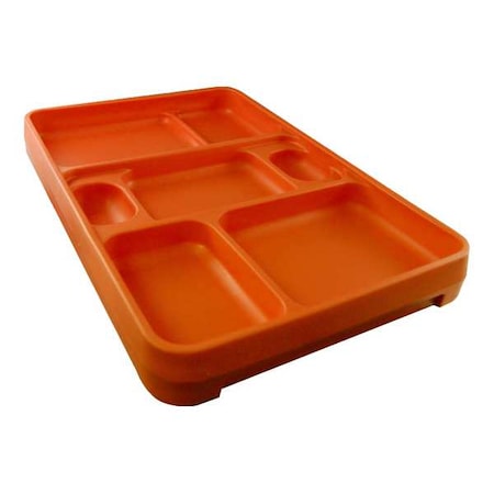 Rock Tray, 14 1/4 in L, Orange, PK10 MPN:2500O