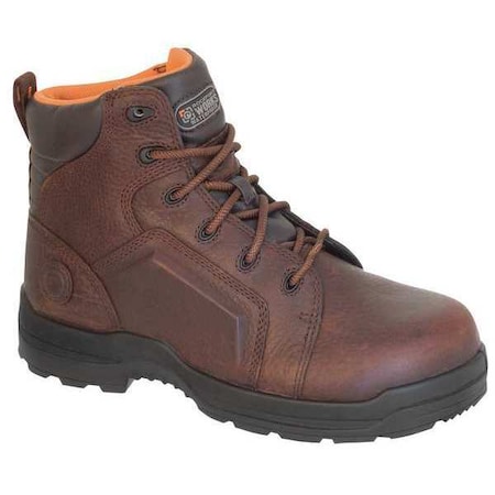 Men's 6-Inch Work Boot, 9 1/2, Composite Toe, 6 in H, Brown, RK6640 MPN:RK6640
