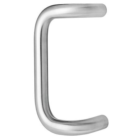Offset Pull Handle, Aluminum, Bronze, Clips/Fasteners MPN:BF157A.314