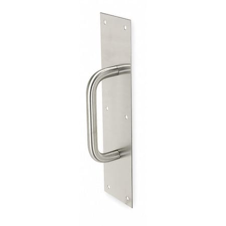 Pull Plate, Round Grp, Aluminm, 3 1/2 x15