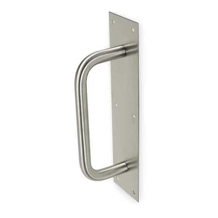 Door Pull Plate, Brass, 16