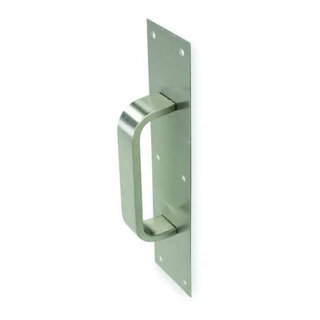 Door Pull Plate, Aluminum, 12