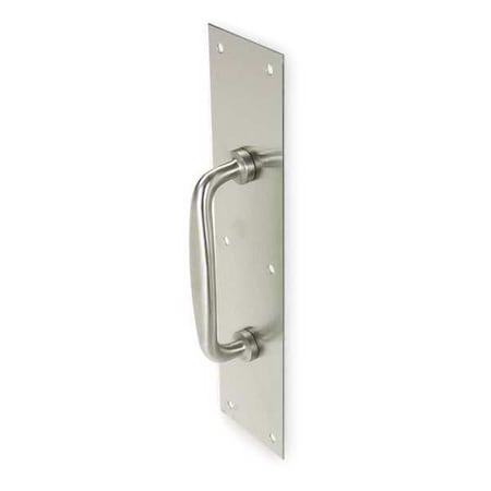 Door Pull Plate, Stainless Steel, 16