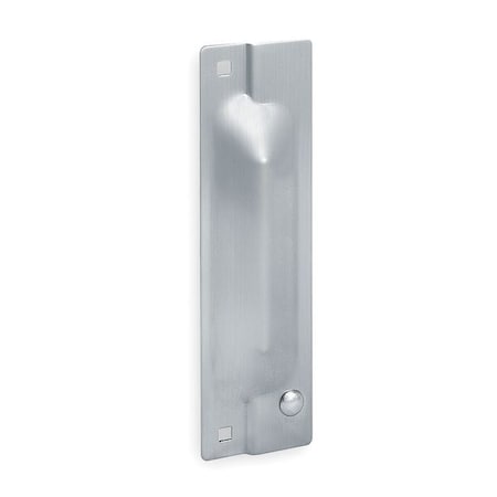 Door Latch Guard, Stainless Steel, 11