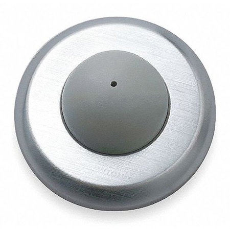 Door Stop, Wall Mount, SS, Silver MPN:406 US32D