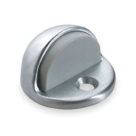 Dome Door Stop, Satin Chrome, Dia. 2 In MPN:441.26d