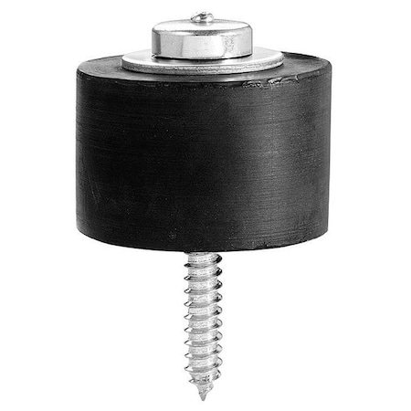 Door Stop, Rubber, Black, 2