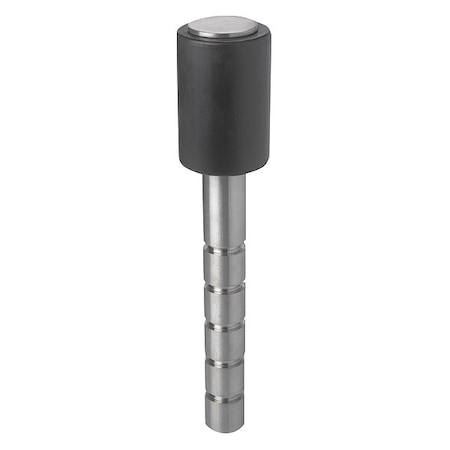 Door Stop, Floor Mount, Black, 2