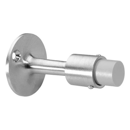 Rigid Door Stop, Wall Mount, Satin Chrome MPN:475.26D