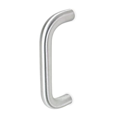 Door Pull, Stainless Steel, 8-3/4