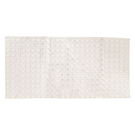 Door Silencer, Rubber, clear, 1/8