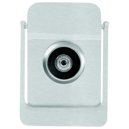 Door Knocker w/Viewer, Satin Chrome MPN:614V.26D