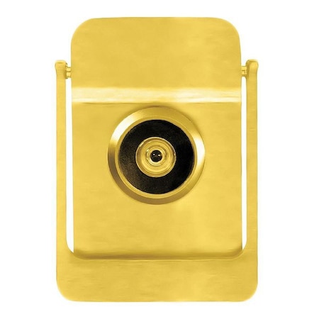 Door Knocker w/Viewer, Polished Brass MPN:614V.3