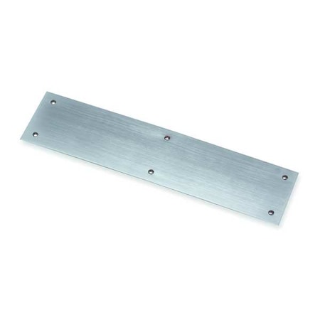 Door Push Plate, Stainless Steel, 12