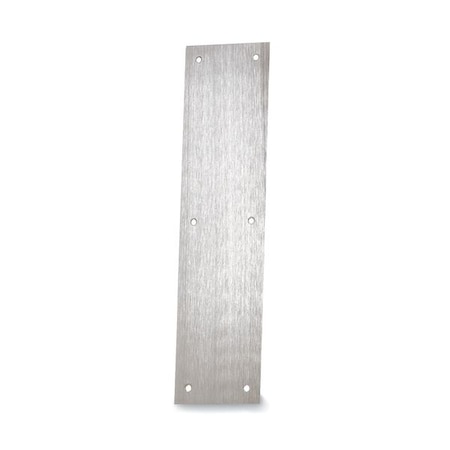 Door Push Plate, Stainless Steel, 16