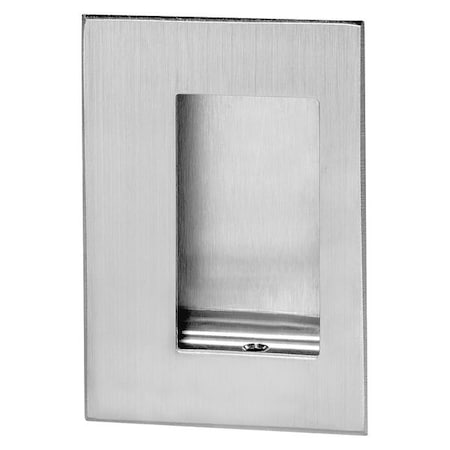 Recessed Pull Handle, Silver, Brass MPN:94C.26D