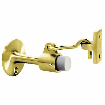 Hook-Style Door Holder 2-1/4In Pol Brass MPN:477.3