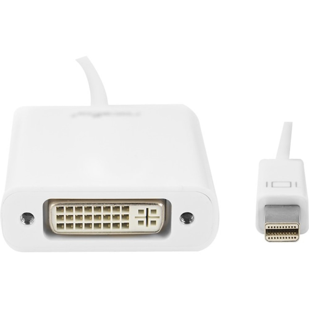 Rocstor Mini DisplayPort to DVI Adapter - Cable: 5.9in - 5.90in DVI/Mini DisplayPort Video Cable - Y10A103W1 MPN:Y10A103-W1