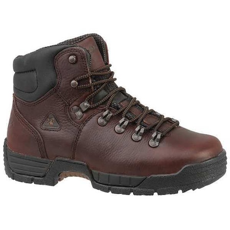 Men's Waterproof Work Boots, 10W W, Steel Toe, 6 in H, Dark Brown, FQ0006114 MPN:FQ0006114