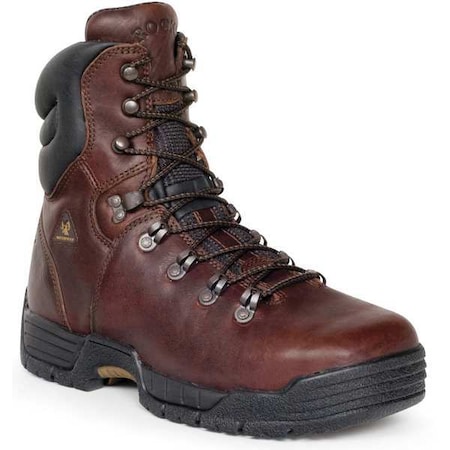 Men's Waterproof Work Boots, 11.5 W, Steel Toe, 8 in H, Dark Brown, FQ0006115 MPN:FQ0006115
