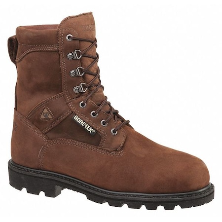 Men's Waterproof Insulated Work Boots, 9/1/2002 M, Steel Toe, 9 in H, Brown, FQ0006223 MPN:FQ0006223
