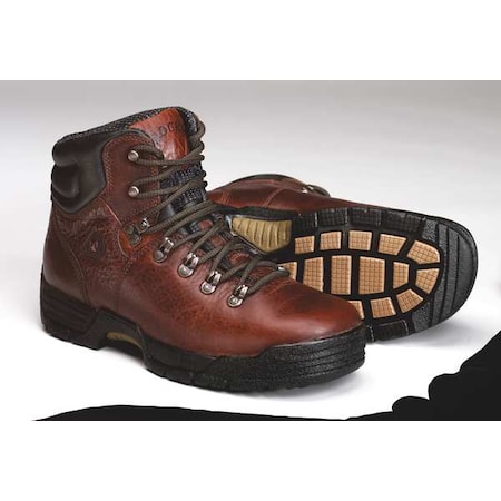 MOBILITE, Men's Work Boot, 8 Wide, Leather, 6 in Height, Brown MPN:FQ0007114