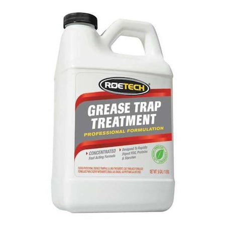 Grease Trap Treatment, 0.5 Gal Jug, Liquid, Light Tan, 3 PK MPN:GTT-LC-H-3