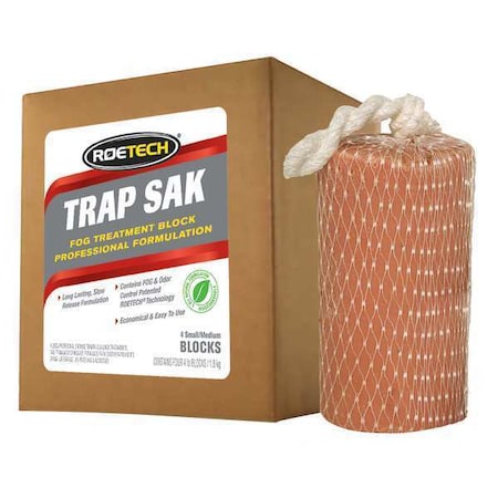 Solid Grease Trap Treatment, Small Box, Solid, Red, 4 PK MPN:TS-P-S-4