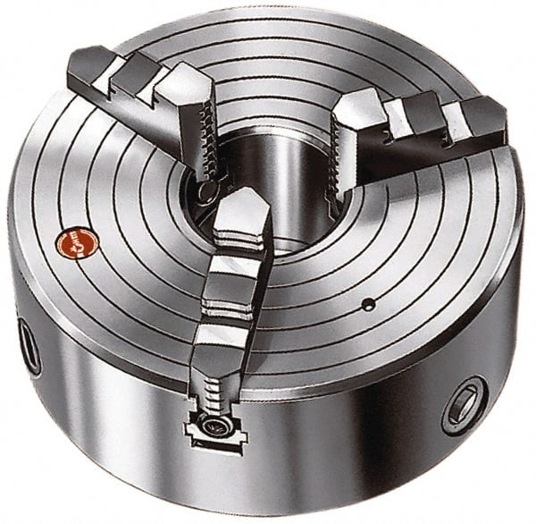 Self-Centering Manual Lathe Chuck: 3-Jaw,  10