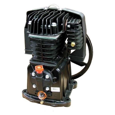 Air Compressor Pump, 2 hp, 4 hp, 1 Stage, 30 fl oz Oil Capacity, 2 Cylinder MPN:PMP12MK113GR