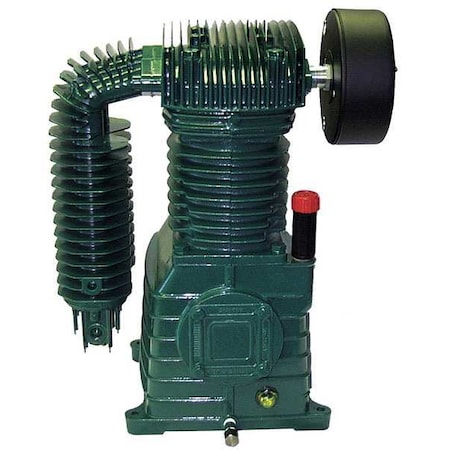 Air Compressor Pump, 5 hp, 7 1/2 hp, 2 Stage, 47 fl oz Oil Capacity, 2 Cylinder MPN:PMP22K30GR