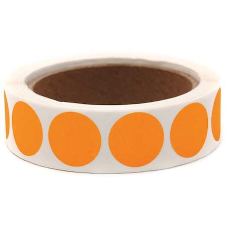 1 Color Code Circles Flo OR 1000roll, PK1000 MPN:119-0004V